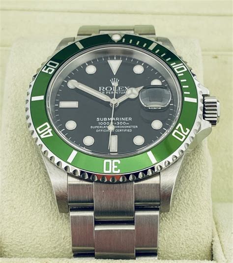 rolex submariner mit grüner lünette|rolex lünette grün.